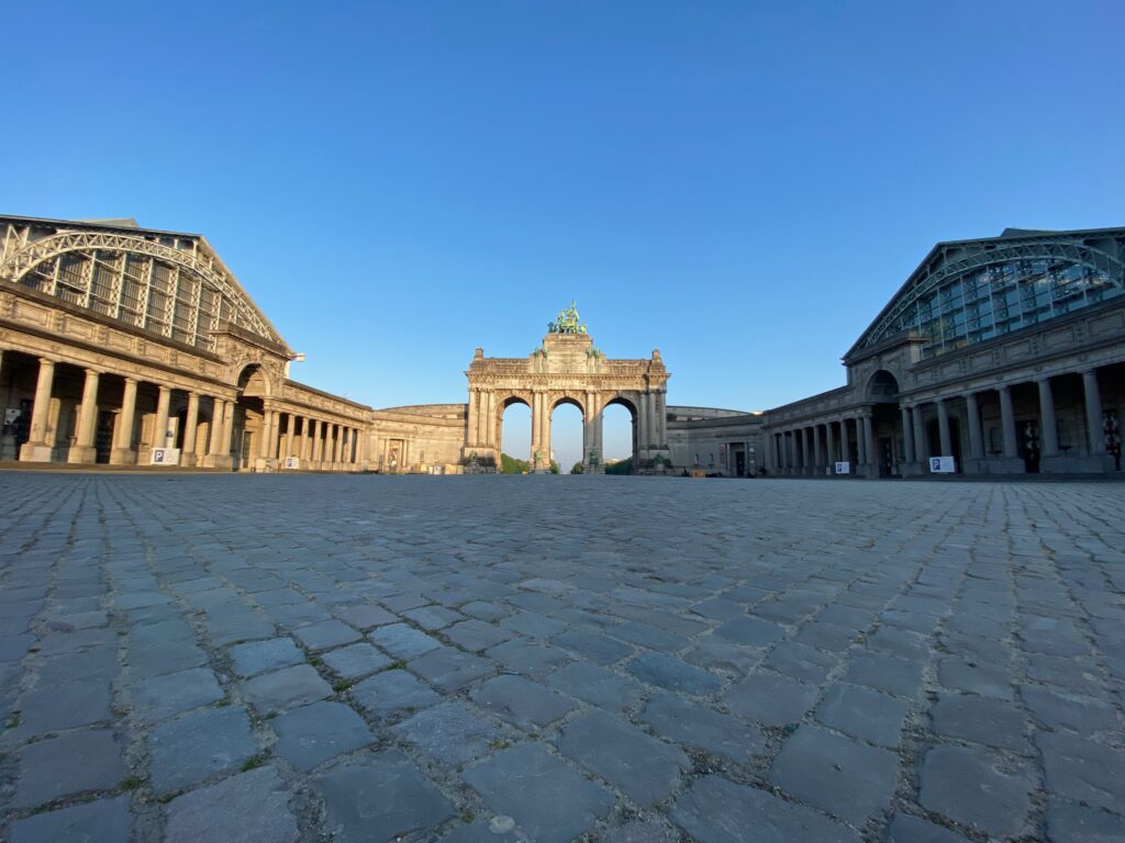 Bruxelles-lockdown-2020-cinquantenaire